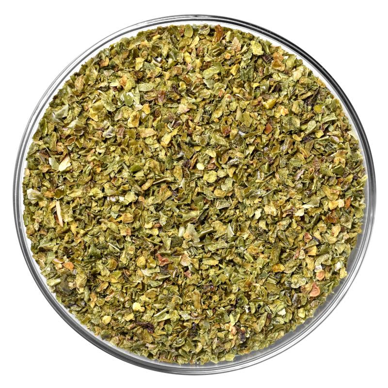 Poivron bio vert doux en granulés 3mm